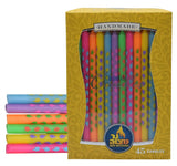 Ner Mitzvah Dreidel Art Dripless Handmade Chanukah Candles