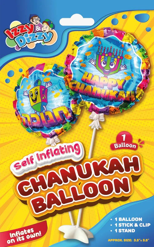 Chanukah self-inflating balloon