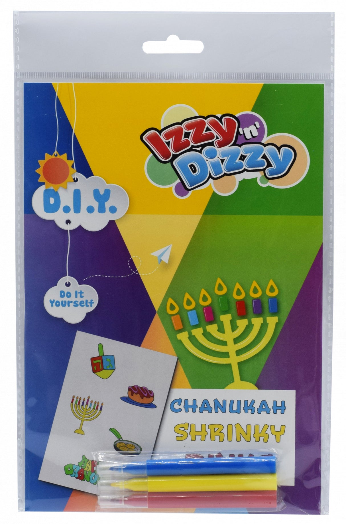 Shrinky Dink Chanukah Art