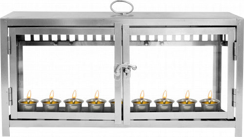 Outdoor Menorah Box - With oil Cups