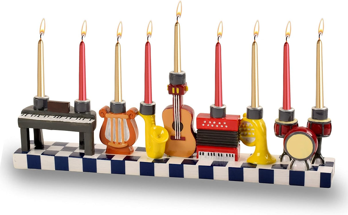 Chanuka Candle Menorah - Musical Instruments