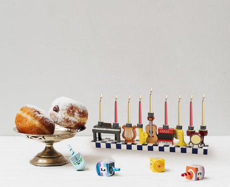Chanuka Candle Menorah - Musical Instruments