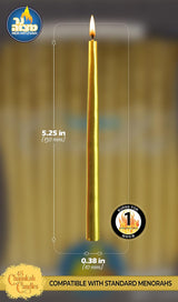 Golden Chanukah Candles