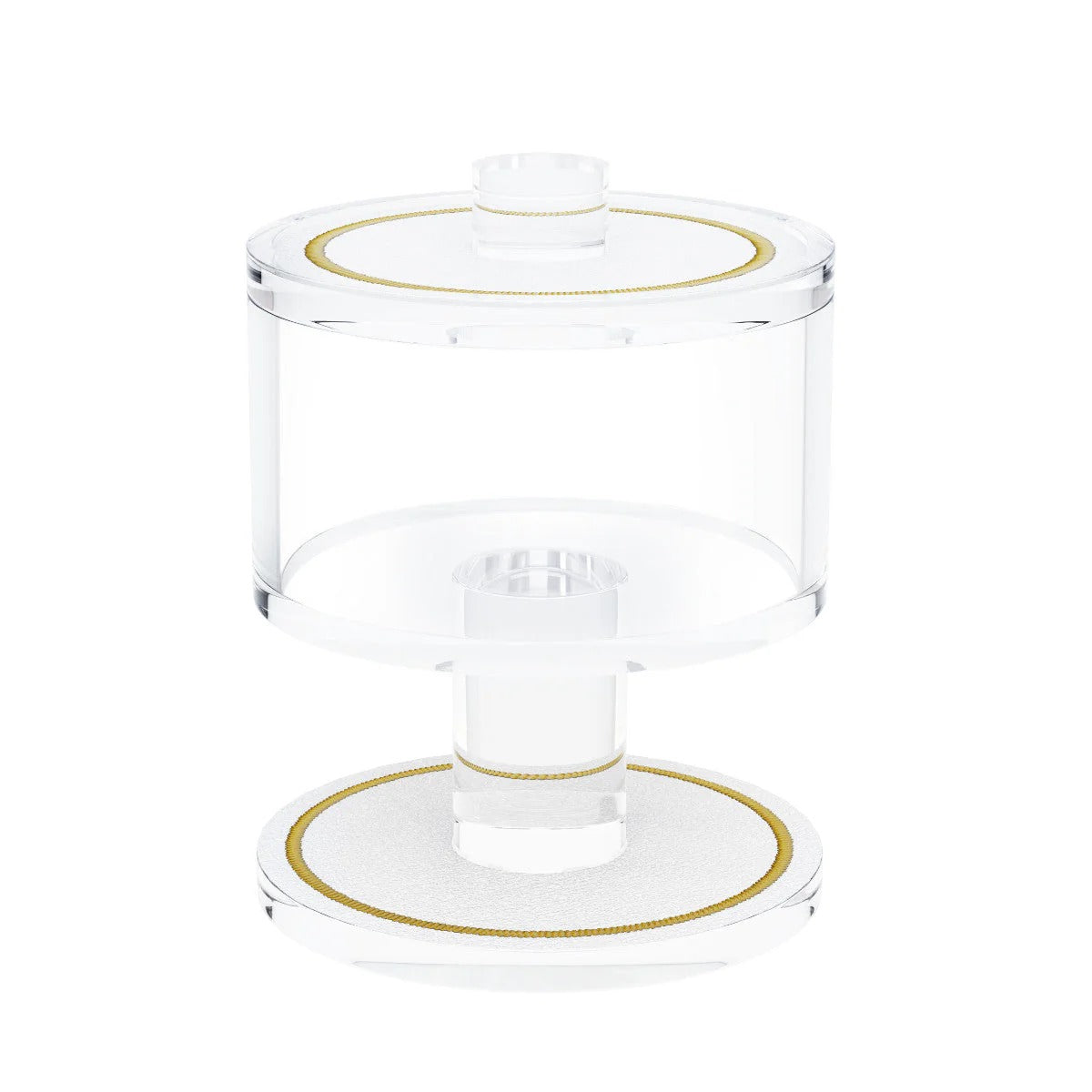 Leatherite Salt Holder - GOLD