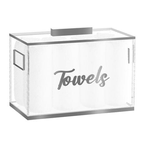 Classic Towel Box - Silver