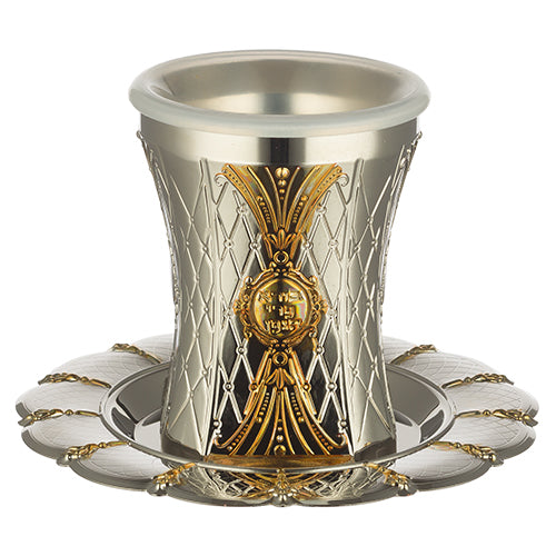 NICKEL KIDDUSH CUP 9.5 CM contain 100ml / 3.4oz