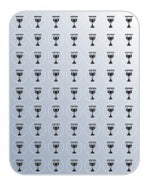passover kidush cup stickers