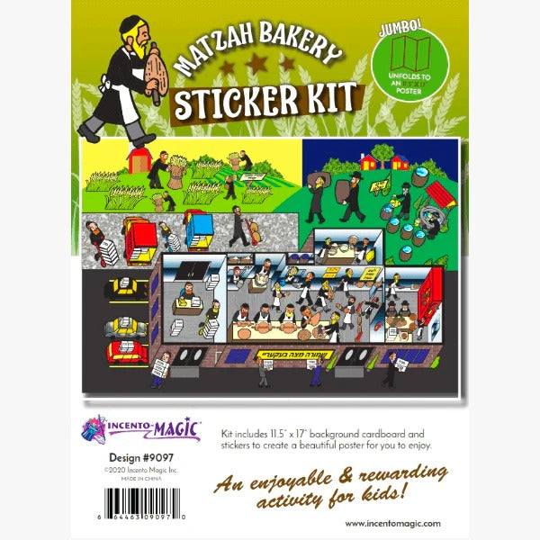 Matzah Bakery Sticker Kit