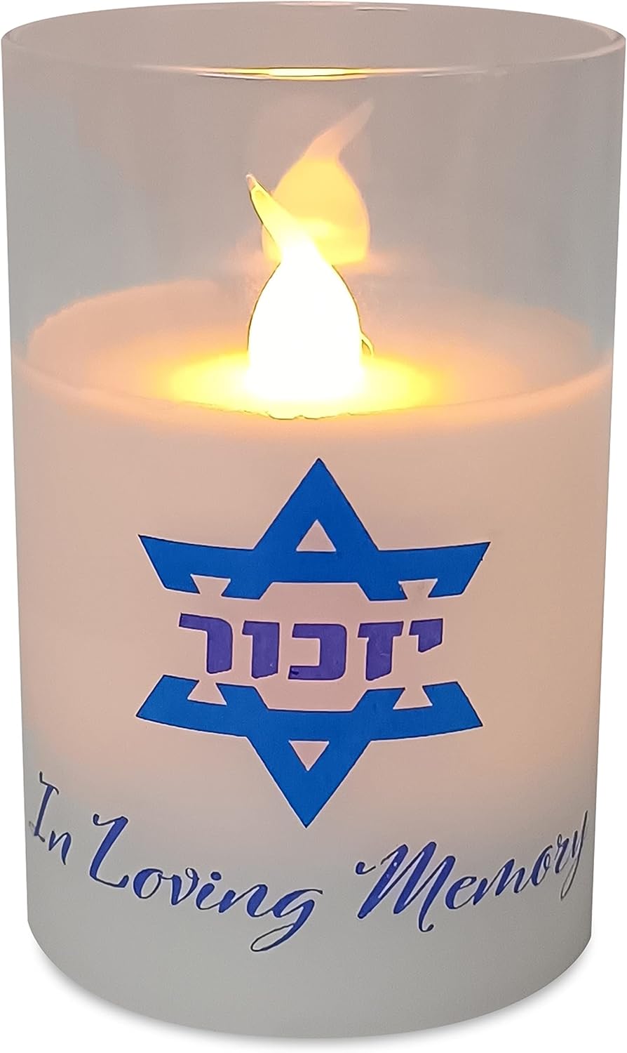 LED Yizkor Memorial Candle