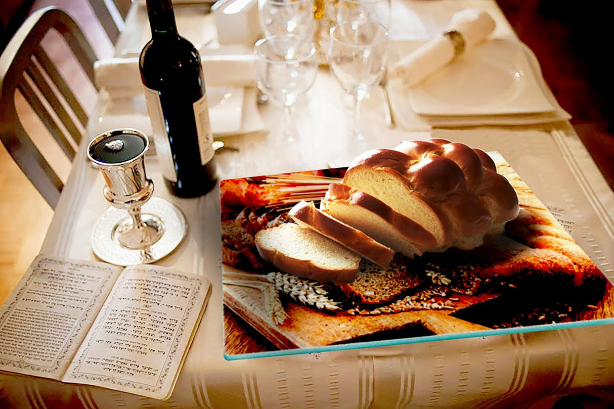 Challah Cutting Board and Tray
