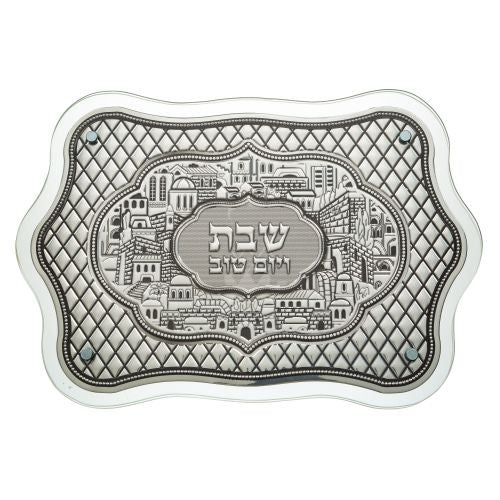 Glass Challah Tray 44*30 cm
