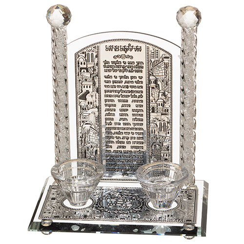 Crystal Candlesticks 24 Cm- Candle Lighting