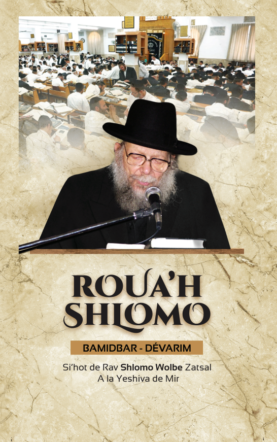 Roua'h Shlomo - bamidbar - devarim- si'hot de rav shlomo wolbe zatsal a la yeshiva de mir