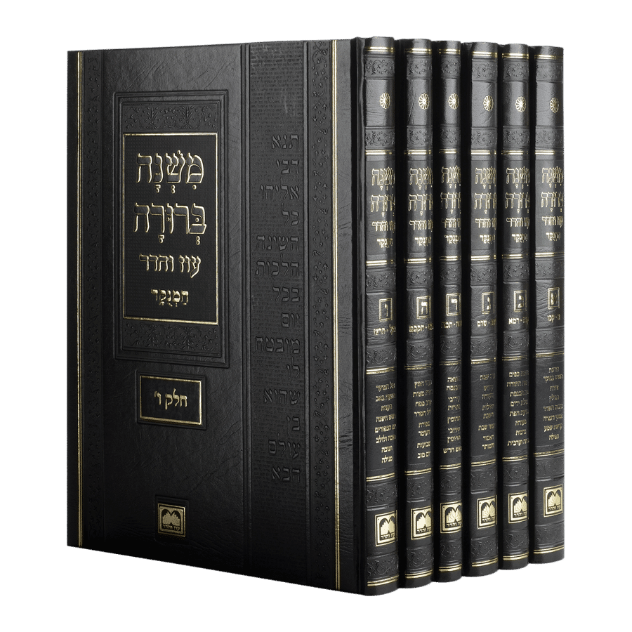 משנה ברורה מנוקד ו"כ 31 ס"מ - עוז והדר
