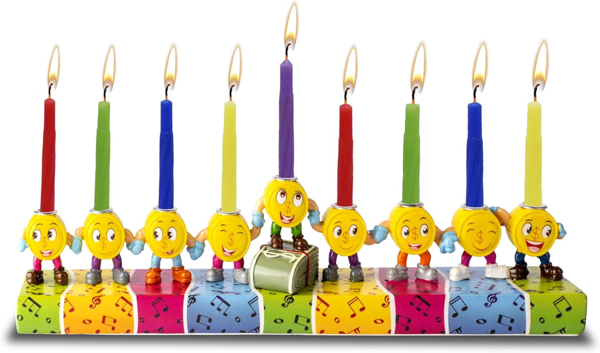 Menorah - Dancing Coins