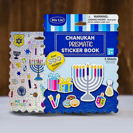 Rite Lite Sticker Book for Kids - Over 300 Chanukah Stickers