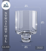 9-Pack Straight Glass Oil Set size #12