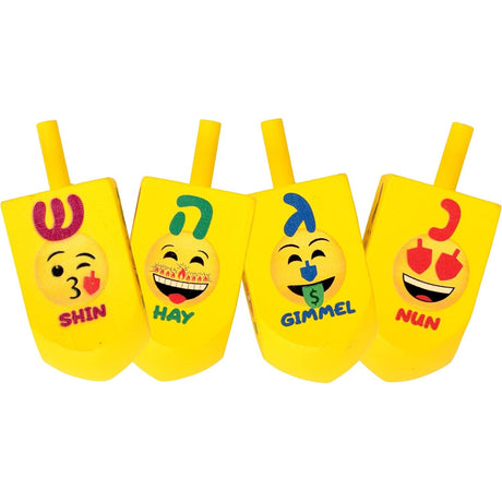 Dreidel - Emoji - 4 Pieces