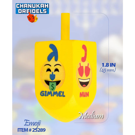 Dreidel - Emoji - 4 Pieces