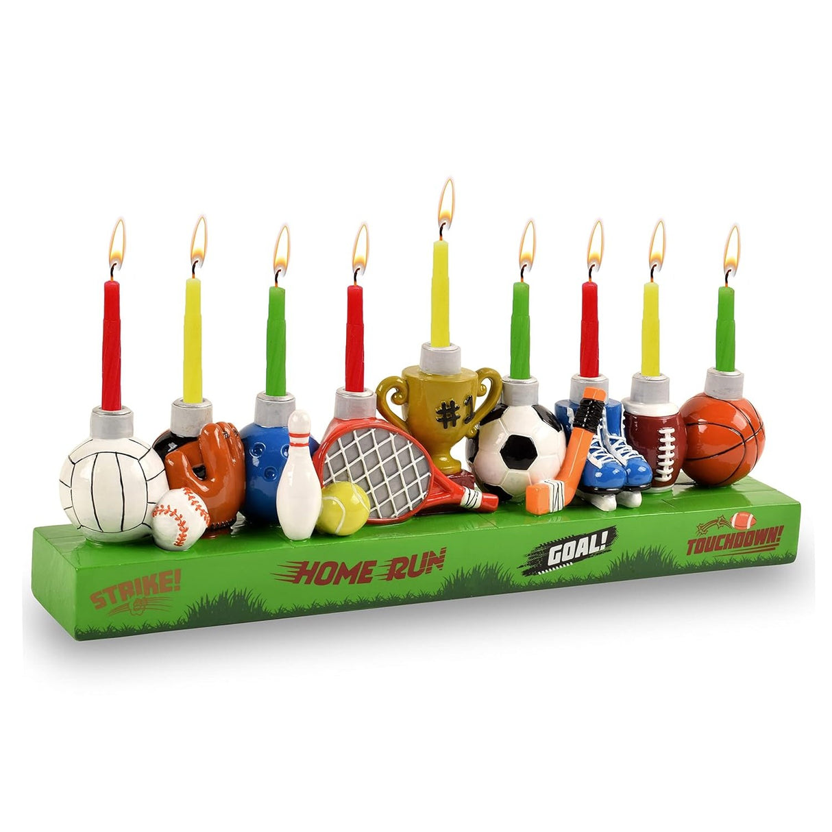 Chanuka Candle Menorah - Sports