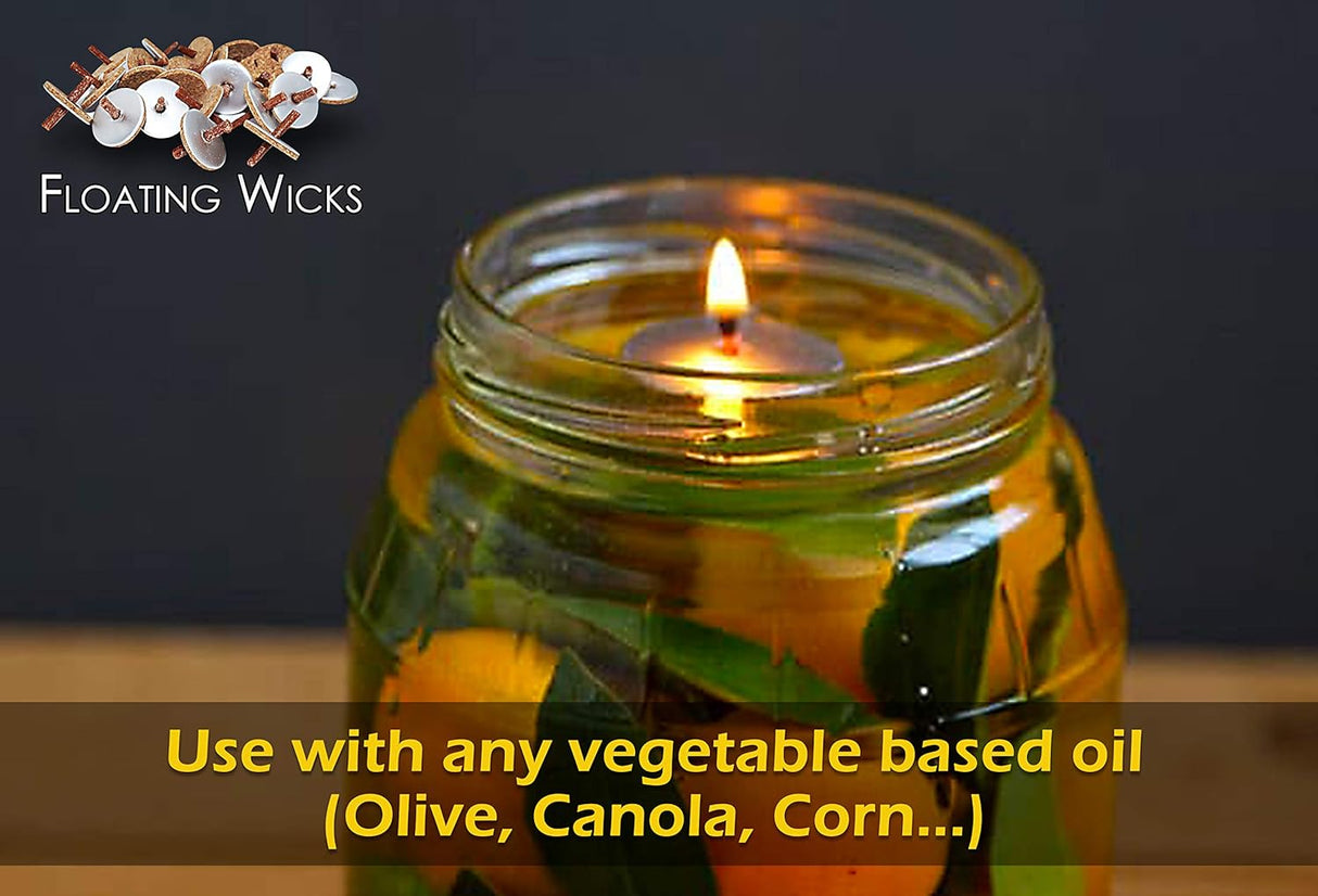 Large Floating Wicks Assembled