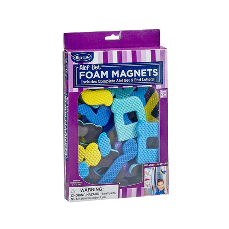 Alef Bet Foam Magnets by Rite Lite