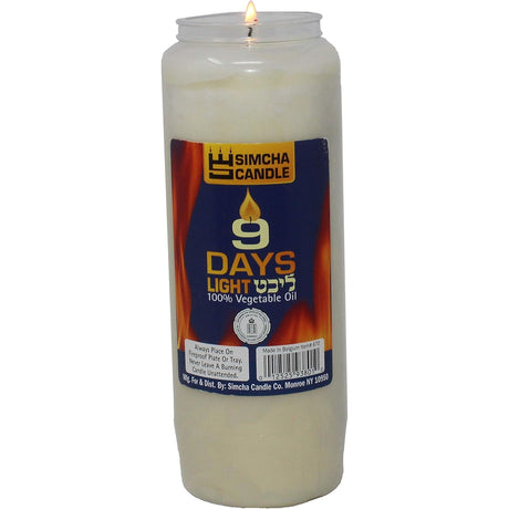 Simcha Candle 9 Days Candle