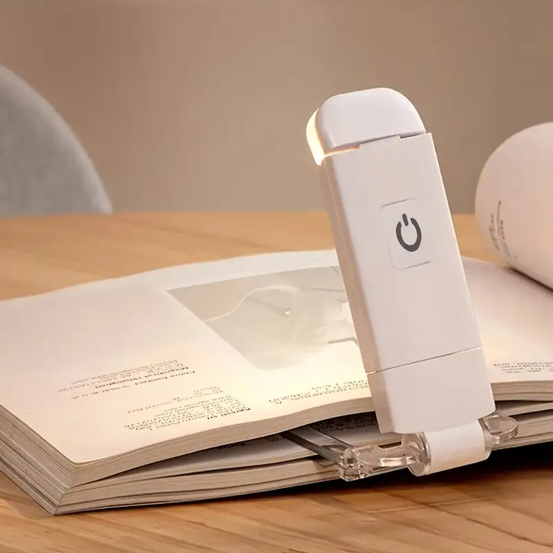 Mini Portable Folding Reading Light, USB Rechargeable