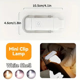 Mini Portable Folding Reading Light, USB Rechargeable
