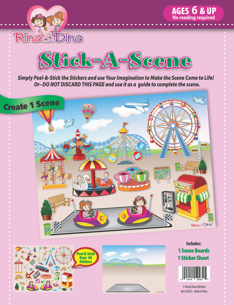 Stick -A- Scene Amusement Park