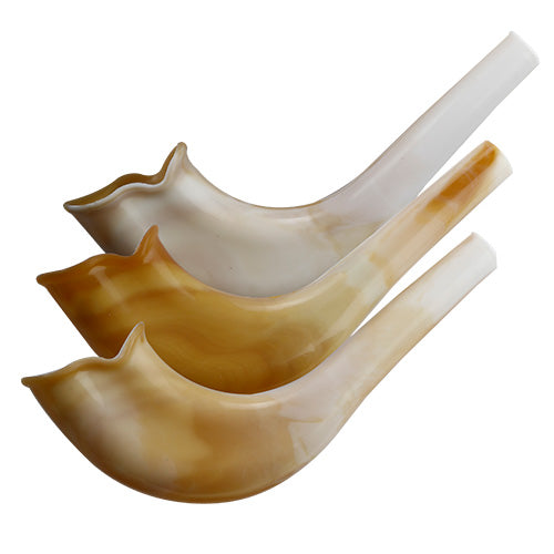 Small Plastic Shofar 12 Cm- Natural Color size: small