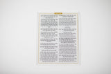 Family Set - 1. Bencher – Card 2. Krias Shema – Card 3. Birchas Hashachar – Card 4. Birchas Me’en Shulesh and Asher Yutzar – Card 5. Hadlukas