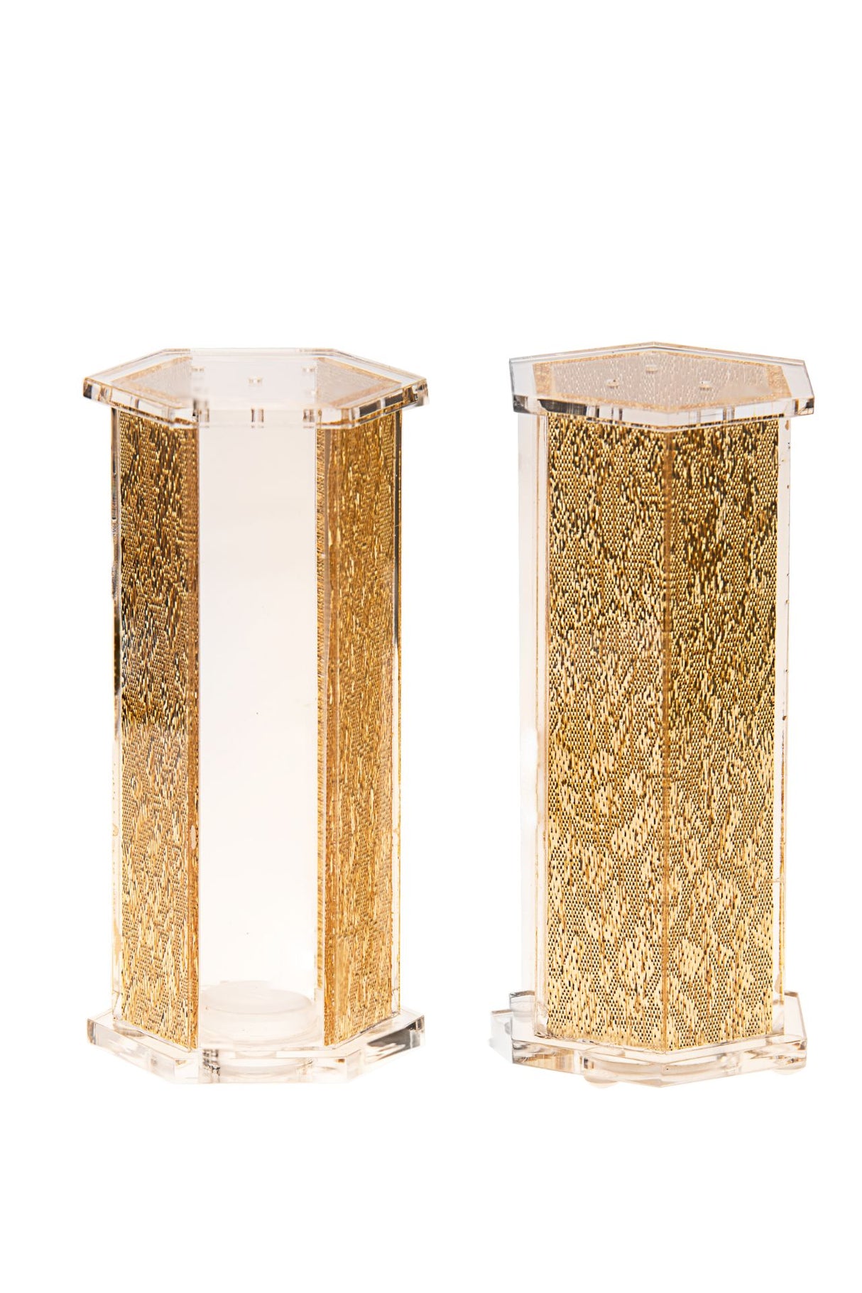 Salt & Pepper Shaker Gold Round