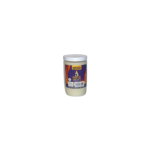3 Day candle vegetable oil