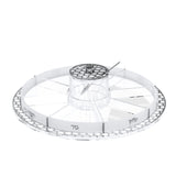 Swivel Honeycomb Simanim Tray - Silver