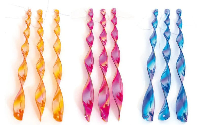 12" Wind Twirls 3pk - assorted colors