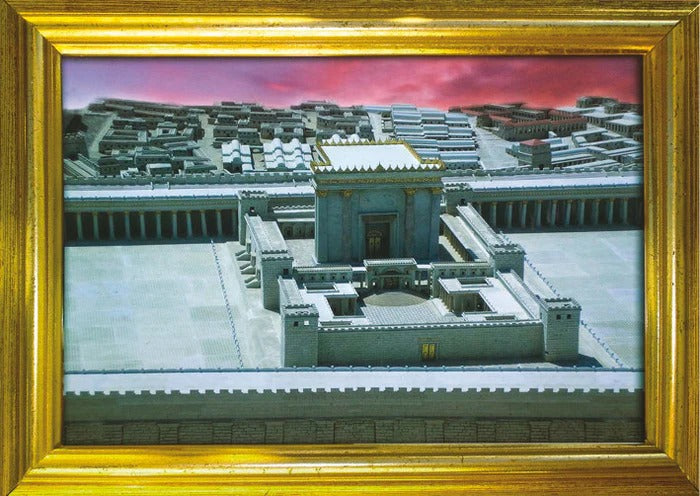 Laminated Poster 20" x 28"-- Bais Hamikdas