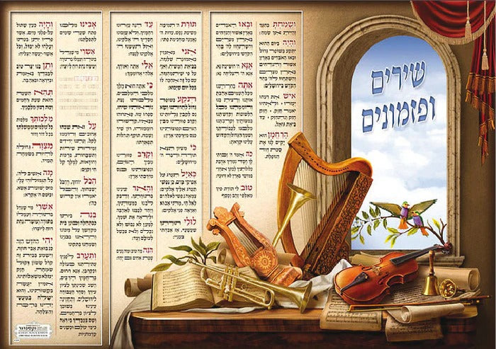 Laminated Poster 20" x 28"-- Pizmonim