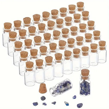 5 Mini DIY Glass Bottle Exquisite Cork