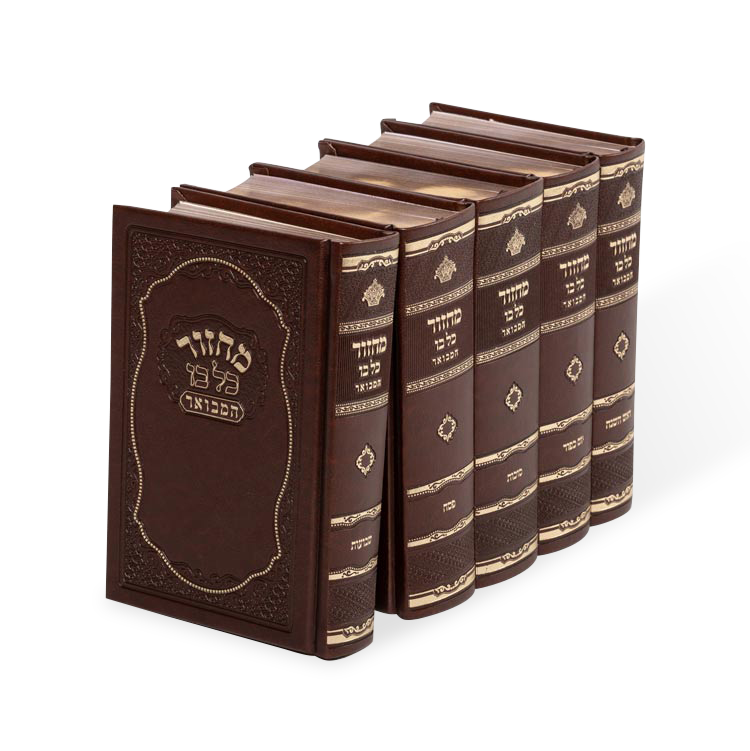 מחזור כל בו המבואר מאירות קשה ה"כ 17 ס"מ ספרד PU H/C Brown