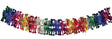 6 IN. 36 SECTIONS GARLAND MULTI COLOR