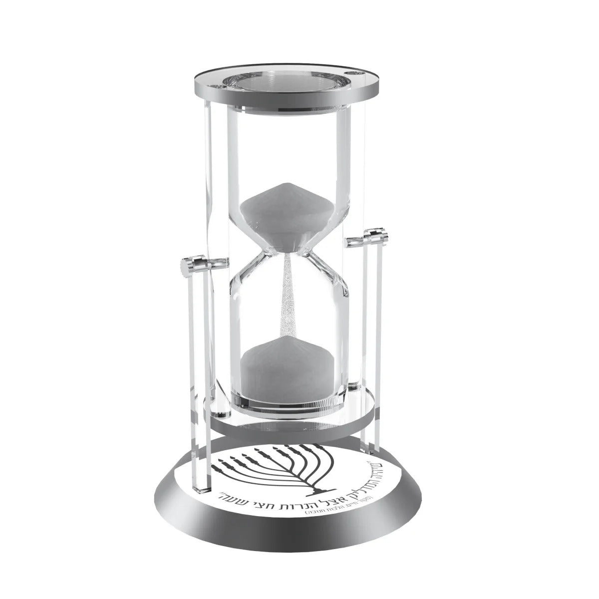 Turning 30-Min Hourglass Sand Timer silver