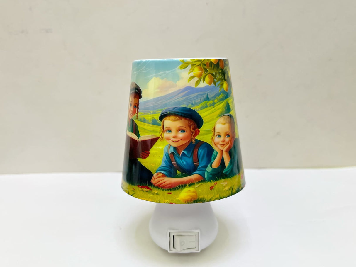 Night light lampshade children learning