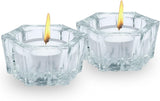 Ner Mitvah Crystal Tealight Glass 2 Pack