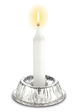 Ner Mitzvah Self Standing Candle Holder - Disposable Foil Candle Holders