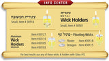 9-Pack Straight Glass Oil Set size #12