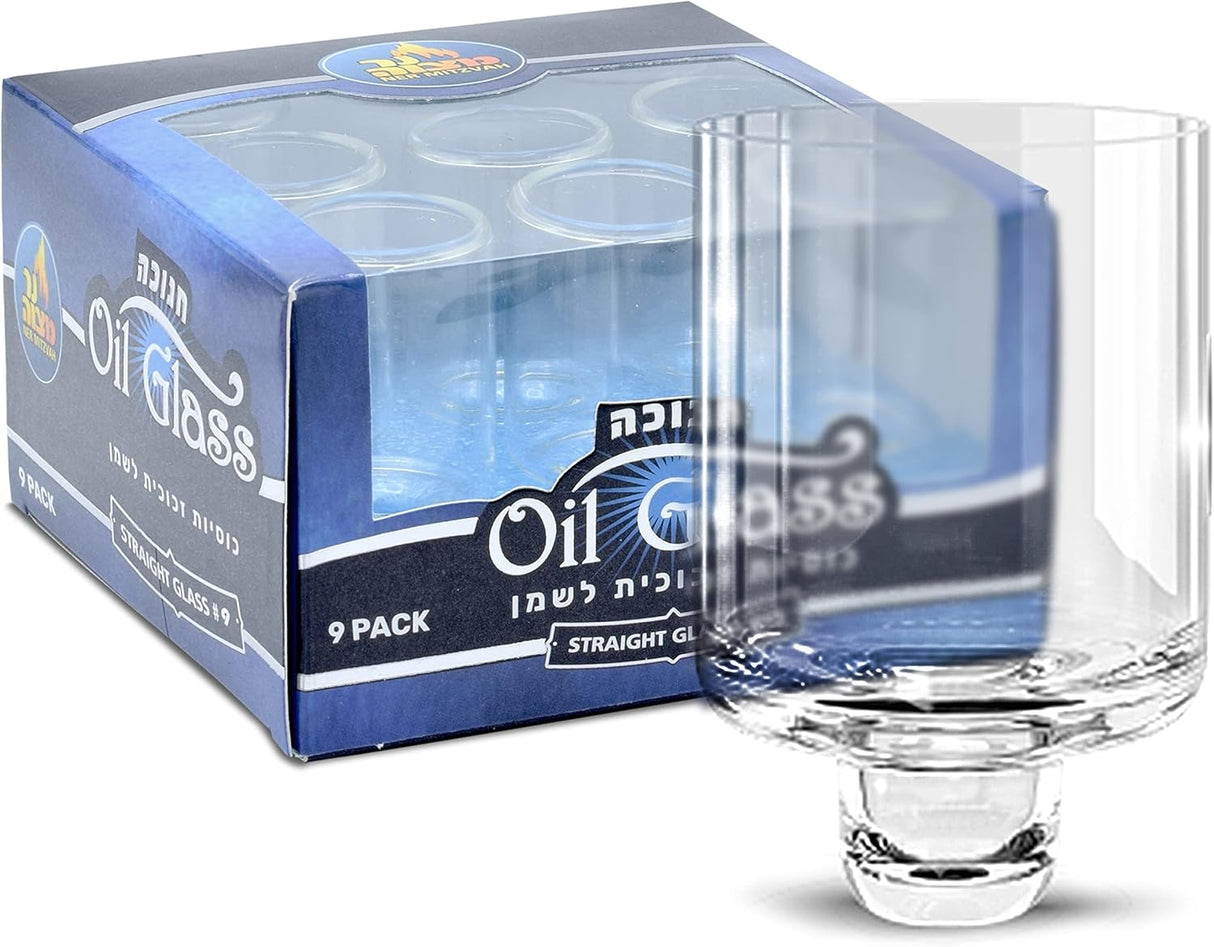 9-Pack Straight Glass Oil Set size #9