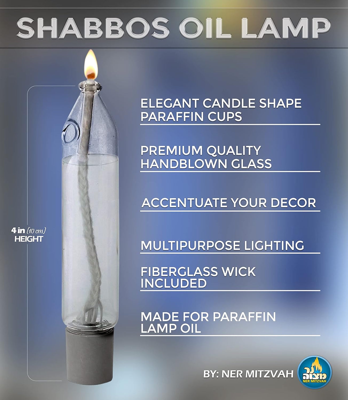 Candle Shape Glass #135