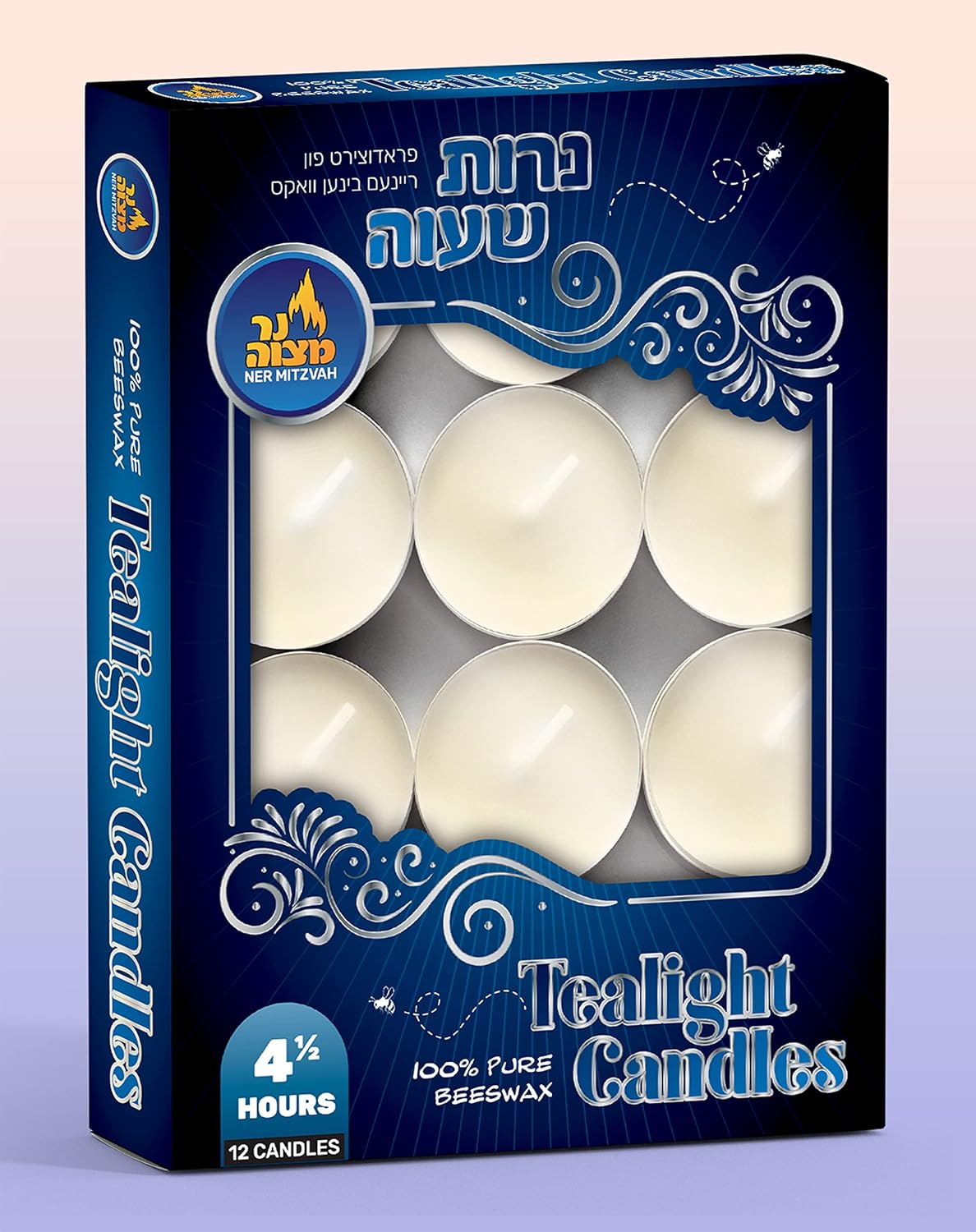 Beeswax Tealights - White