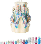 Carved Havdalah Candle